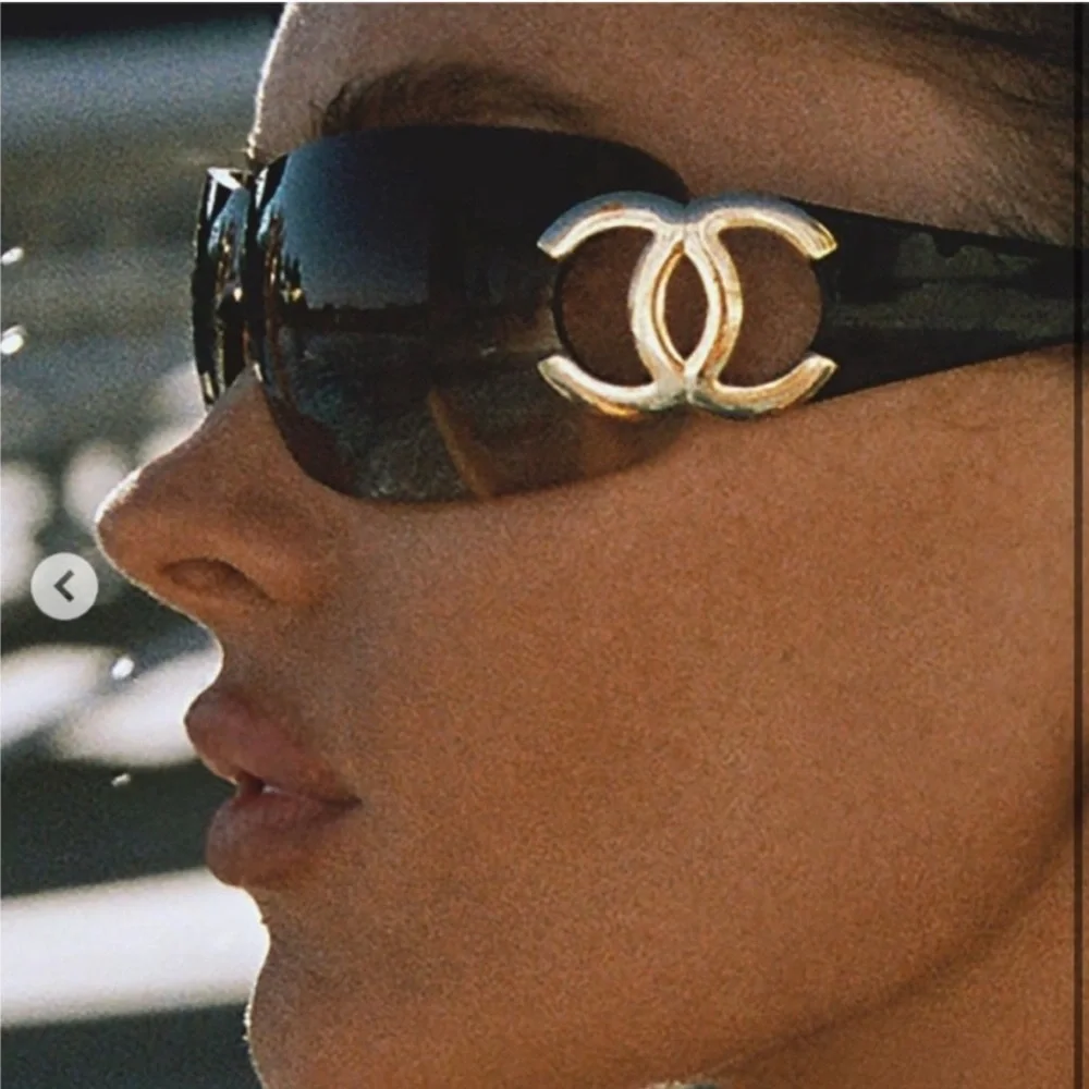 Rare 🖤 Vintage Chanel CC rimless sunglasses. - Picture 1 of 9